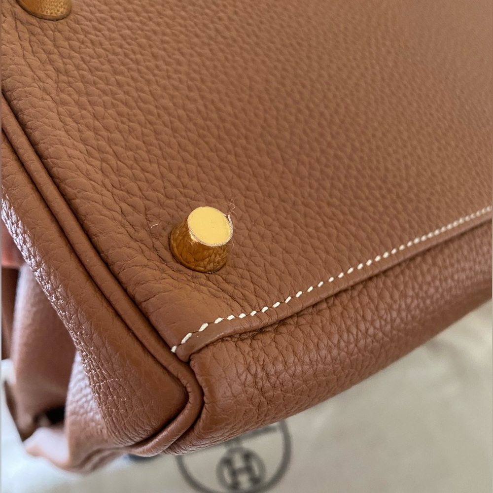Hermes Kelly Retourne 32 Gold Togo Leather with Gold Hardware 2018 - Picture 10 of 16